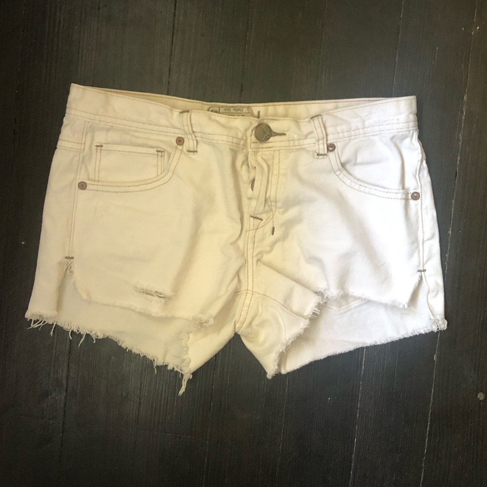 Free People 3-Button Fly Shorts